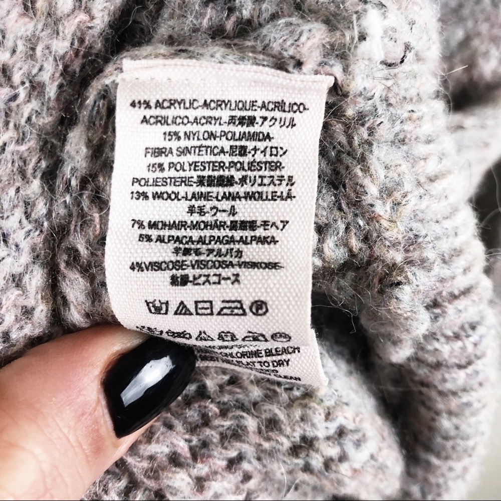 Free People Karina Wrap Mohair Sweater XS - Picture 8 of 8